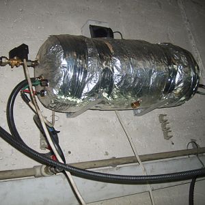 Подогреватель воздуха с клапаном подачи воздуха